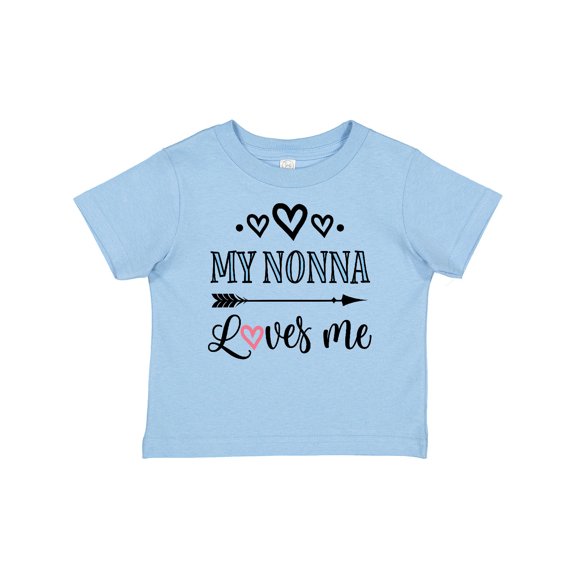 Inktastic My Nonna Loves Me Girls Girls Baby T-Shirt