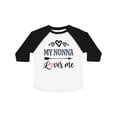thumbnail image 1 of Inktastic My Nonna Loves Me Girls Girls Toddler T-Shirt, 1 of 5