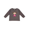 thumbnail image 1 of Inktastic My Nonna Loves Me Girls Long Sleeve Toddler T-Shirt, 1 of 5