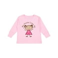 thumbnail image 1 of Inktastic My Nonna Loves Me Girls Long Sleeve Toddler T-Shirt, 1 of 5