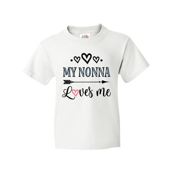 Inktastic My Nonna Loves Me Girls Youth T-Shirt