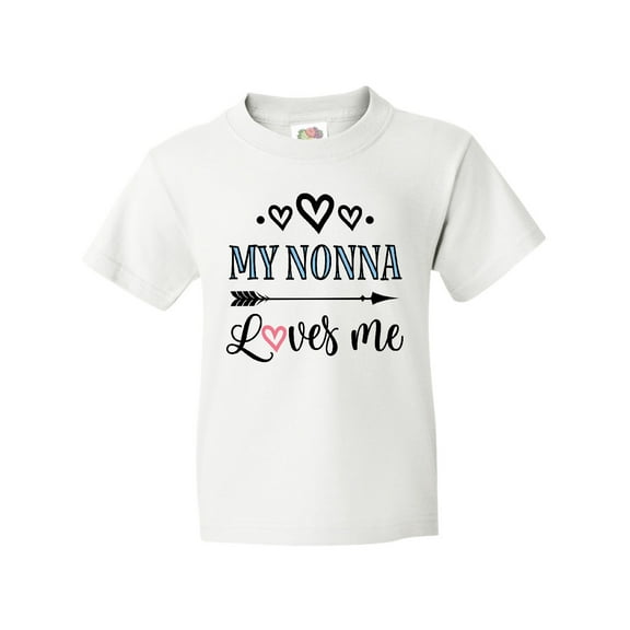 Inktastic My Nonna Loves Me Girls Youth T-Shirt