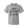 thumbnail image 1 of Inktastic My Nonna Loves Me Girls Youth T-Shirt, 1 of 5