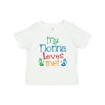 thumbnail image 1 of Inktastic My Nonna Loves Me Grandchild Boys or Girls Toddler T-Shirt, 1 of 5