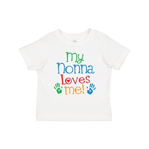 Inktastic My Nonna Loves Me Grandchild Boys or Girls Toddler T-Shirt