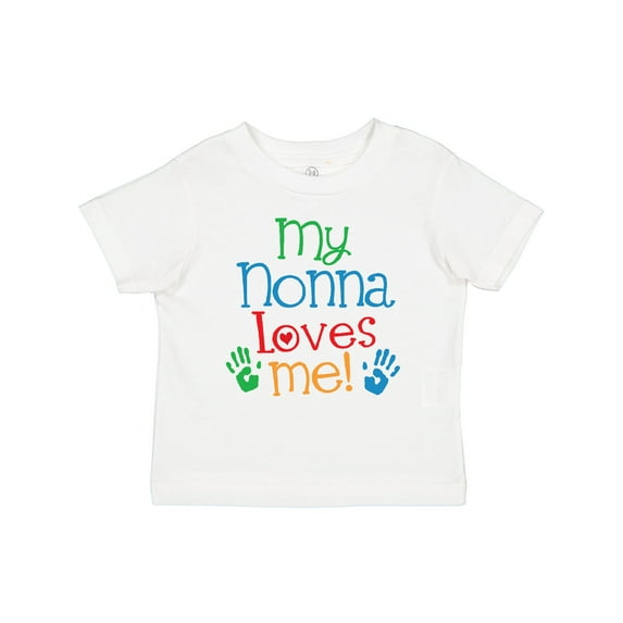 Inktastic My Nonna Loves Me Grandchild Boys or Girls Toddler T-Shirt