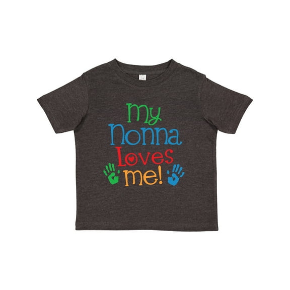 Inktastic My Nonna Loves Me Grandchild Boys or Girls Toddler T-Shirt