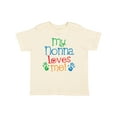thumbnail image 1 of Inktastic My Nonna Loves Me Grandchild Boys or Girls Toddler T-Shirt, 1 of 5