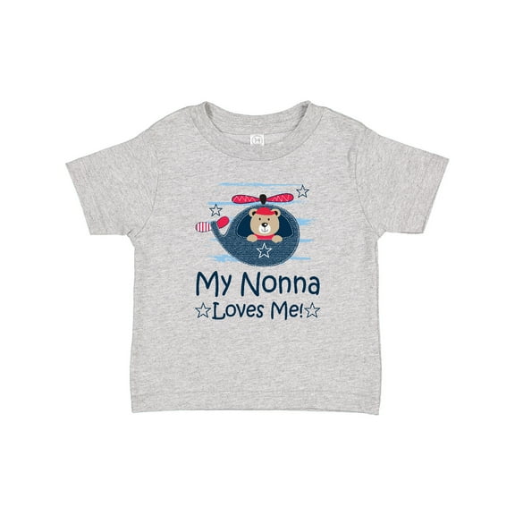 Inktastic My Nonna Loves Me Grandson Bear Boys Baby T-Shirt