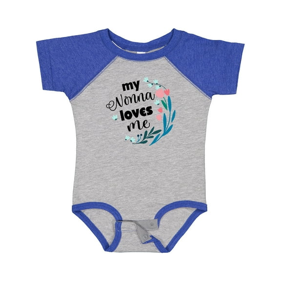 Inktastic My Nonna Loves Me for Girls Granddaughter Girls Baby Bodysuit