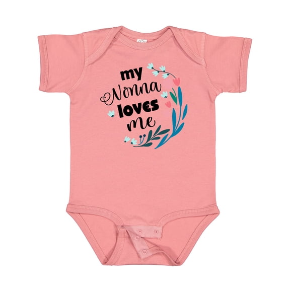 Inktastic My Nonna Loves Me for Girls Granddaughter Girls Baby Bodysuit