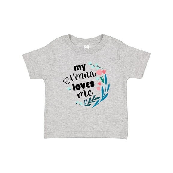 Inktastic My Nonna Loves Me for Girls Granddaughter Girls Baby T-Shirt