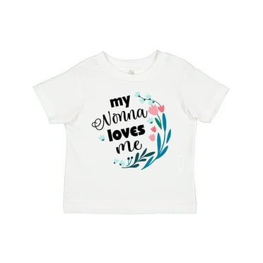 Inktastic My Nonna Loves Me for Girls Granddaughter Girls Toddler T-Shirt
