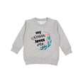 thumbnail image 1 of Inktastic My Nonna Loves Me for Girls Granddaughter Toddler Sweatshirt, 1 of 4