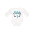 thumbnail image 1 of Inktastic My Nonna Loves Me with Flowers and Hearts Boys or Girls Long Sleeve Baby Bodysuit, 1 of 5