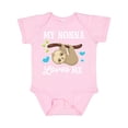 thumbnail image 1 of Inktastic My Nonna Loves Me with Sloth and Hearts Boys or Girls Baby Bodysuit, 1 of 5