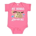 thumbnail image 1 of Inktastic My Nonna Loves Me with Sloth and Hearts Boys or Girls Baby Bodysuit, 1 of 5