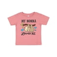 thumbnail image 1 of Inktastic My Nonna Loves Me with Sloth and Hearts Boys or Girls Baby T-Shirt, 1 of 5