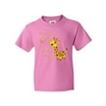 thumbnail image 1 of Inktastic My Nonna Loves me- cute giraffe Youth T-Shirt, 1 of 5