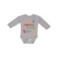 thumbnail image 1 of Inktastic My Nonna and Nonno Love Me Grandchild Boys or Girls Long Sleeve Baby Bodysuit, 1 of 5