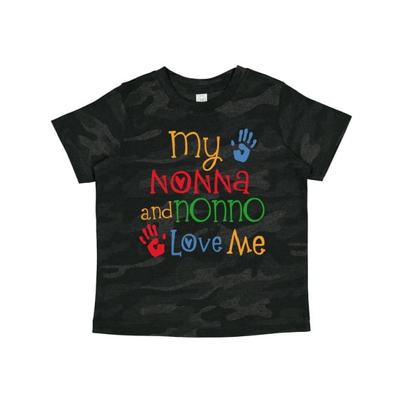 Inktastic My Nonna and Nonno Love Me Grandchild Boys or Girls Toddler T-Shirt