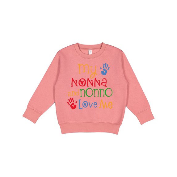 Inktastic My Nonna and Nonno Love Me Grandchild Toddler Sweatshirt