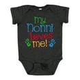 thumbnail image 1 of Inktastic My Nonni Loves Me Boys or Girls Baby Bodysuit, 1 of 5