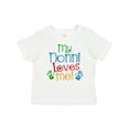 thumbnail image 1 of Inktastic My Nonni Loves Me Boys or Girls Baby T-Shirt, 1 of 5