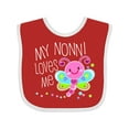 thumbnail image 1 of Inktastic My Nonni Loves Me- Cute Dragonfly Boys or Girls Baby Bib, 1 of 4