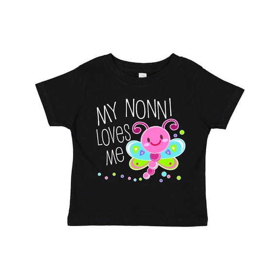 Inktastic My Nonni Loves Me Cute Dragonfly Boys or Girls Toddler T-Shirt