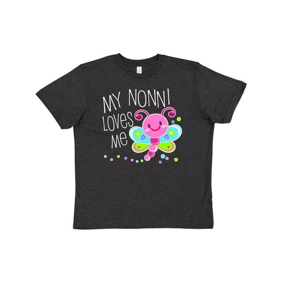 Inktastic My Nonni Loves Me- Cute Dragonfly Youth T-Shirt