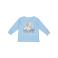 thumbnail image 1 of Inktastic My Nonni Loves Me Cute Elephants Clouds Moon and Stars Boys or Girls Long Sleeve Toddler T-Shirt, 1 of 5