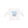 thumbnail image 1 of Inktastic My Nonni Whale-y Loves Me Boys or Girls Long Sleeve Toddler T-Shirt, 1 of 5