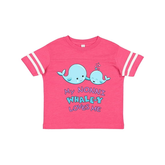 Inktastic My Nonni Whale-y Loves Me Boys or Girls Toddler T-Shirt