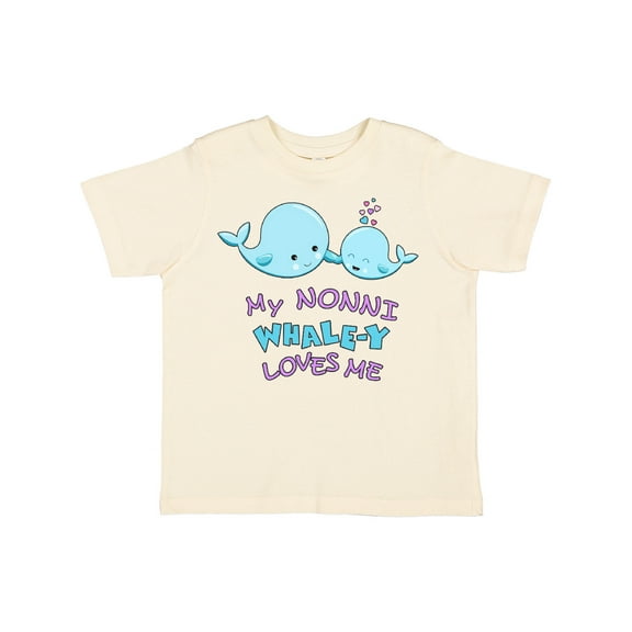 Inktastic My Nonni Whale-y Loves Me Boys or Girls Toddler T-Shirt