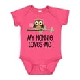 thumbnail image 1 of Inktastic My Nonnie Loves Me Grandchild Girls Baby Bodysuit, 1 of 5