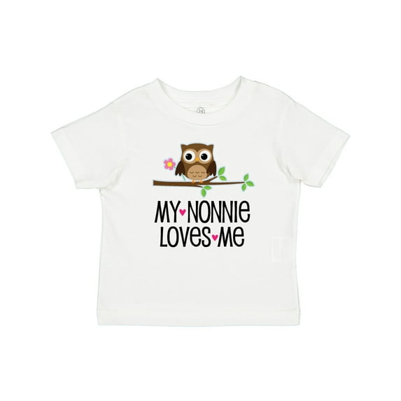Inktastic My Nonnie Loves Me Grandchild Girls Baby T-Shirt