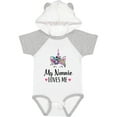 thumbnail image 1 of Inktastic My Nonnie Loves Me Unicorn Girls Baby Bodysuit, 1 of 5