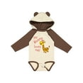 thumbnail image 1 of Inktastic My Nonno Loves me- cute giraffe Boys or Girls Long Sleeve Baby Bodysuit, 1 of 5