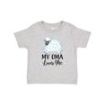 thumbnail image 1 of Inktastic My Oma Loves Me Baby Lamb Boys or Girls Baby T-Shirt, 1 of 5