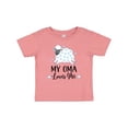 thumbnail image 1 of Inktastic My Oma Loves Me Baby Lamb Boys or Girls Baby T-Shirt, 1 of 5