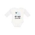 thumbnail image 1 of Inktastic My Oma Loves Me Baby Lamb Boys or Girls Long Sleeve Baby Bodysuit, 1 of 5