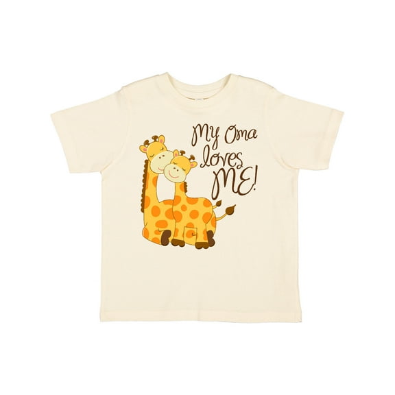 Inktastic My Oma Loves Me Boys or Girls Toddler T-Shirt