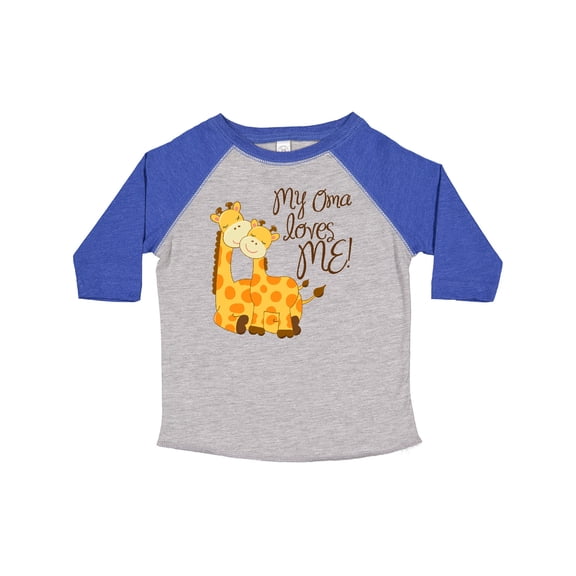 Inktastic My Oma Loves Me Boys or Girls Toddler T-Shirt