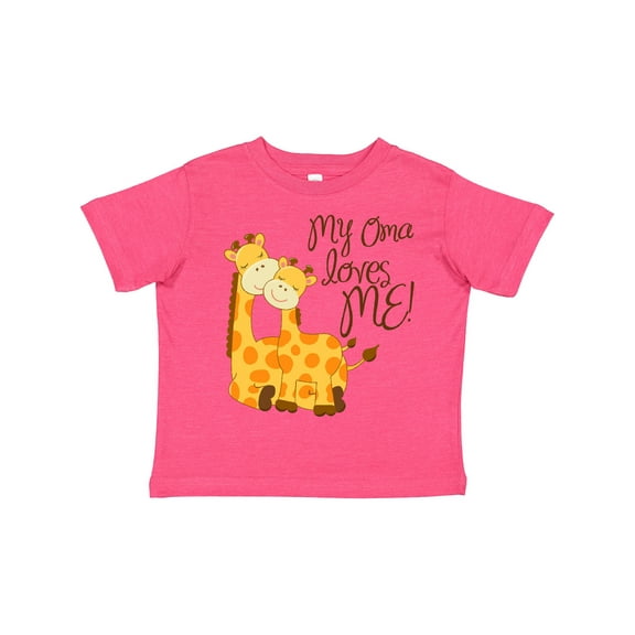 Inktastic My Oma Loves Me Boys or Girls Toddler T-Shirt