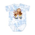 thumbnail image 1 of Inktastic My Oma Loves Me- Cute Owl Family Boys or Girls Baby Bodysuit, 1 of 5