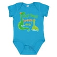 thumbnail image 1 of Inktastic My Oma Loves Me Dinosaur Boys Baby Bodysuit, 1 of 5