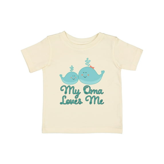 Inktastic My Oma Loves Me Fish Boys or Girls Baby T-Shirt