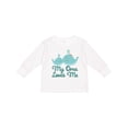thumbnail image 1 of Inktastic My Oma Loves Me Fish Boys or Girls Long Sleeve Toddler T-Shirt, 1 of 5