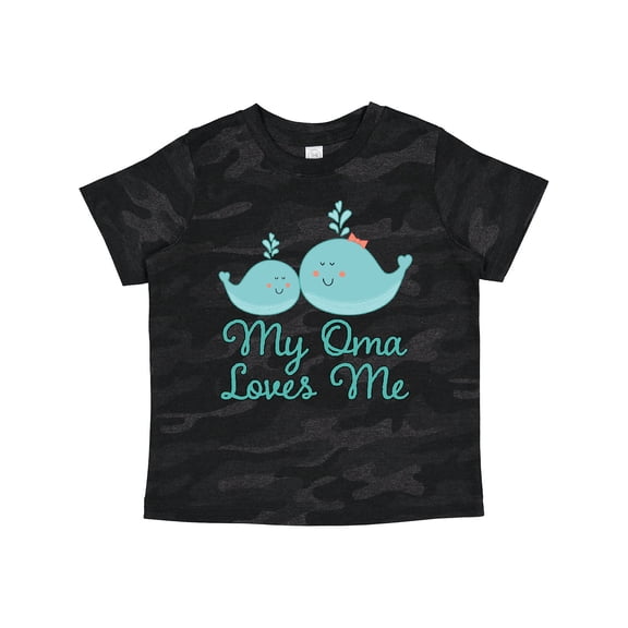 Inktastic My Oma Loves Me Fish Boys or Girls Toddler T-Shirt